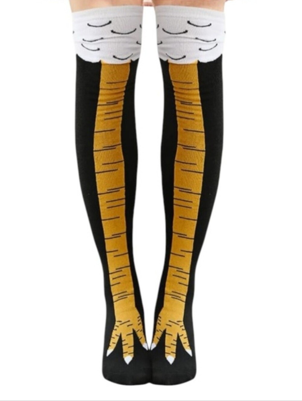 Black Socks with Chicken Legs, OS